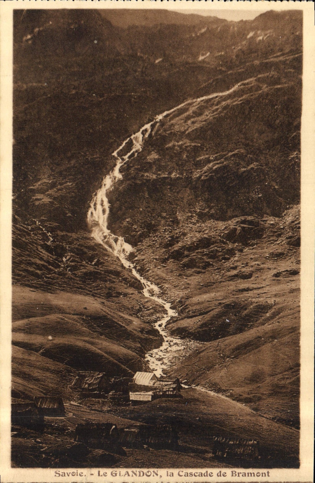 Savoie - Le Glandon, la Cascade de Bramont — éditeur Dauphine Paysages, Grenoble