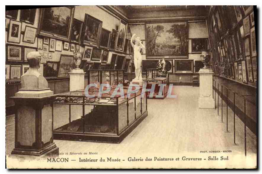 Macon — Intérieur du Musée — Galerie des Peintures et Gravures — Salle Sud