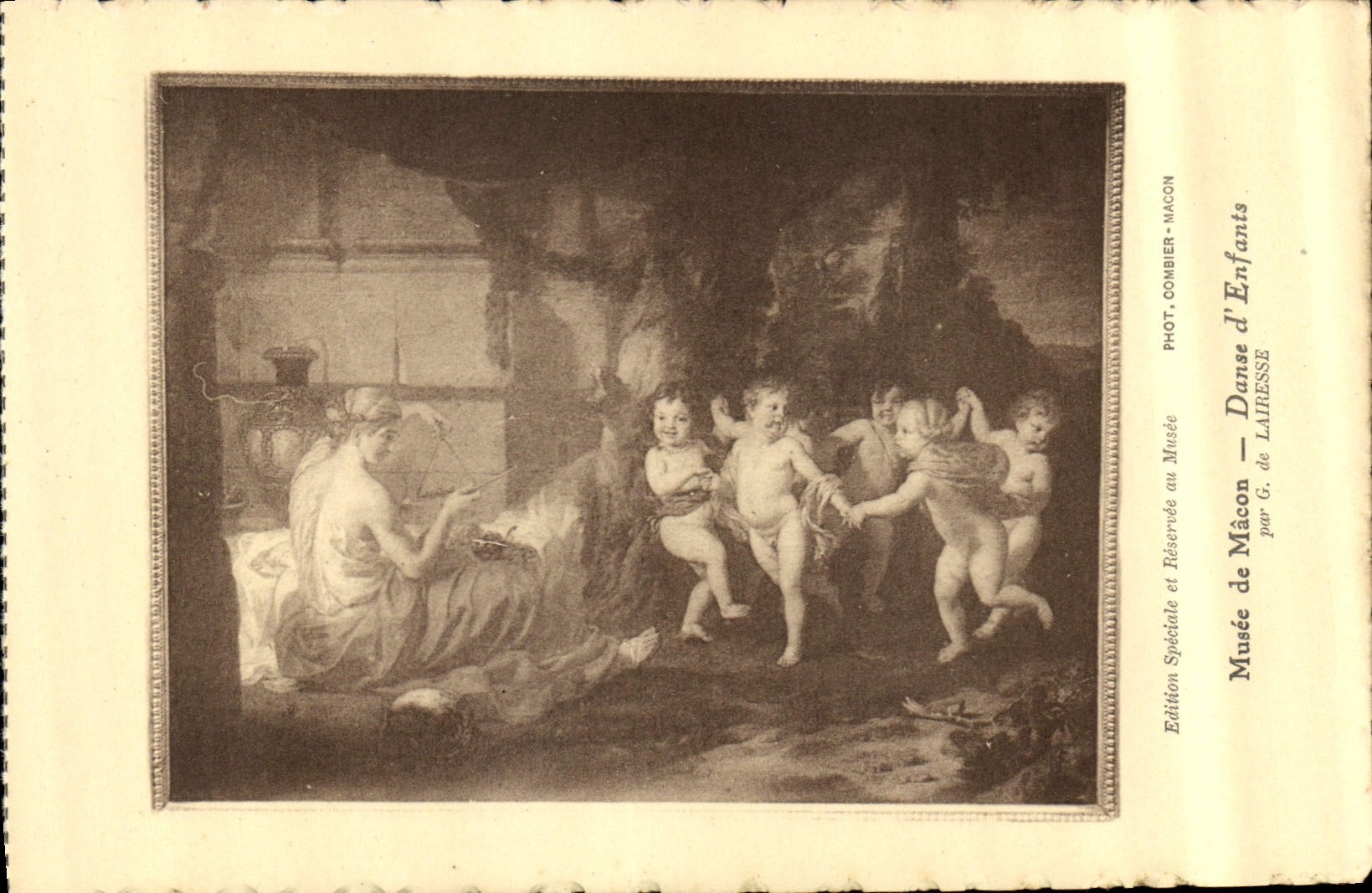 Danse d'Enfants — Musée de Mâcon — Édition Spéciale et Réservee au Musée — Phot. G. de Lairesse