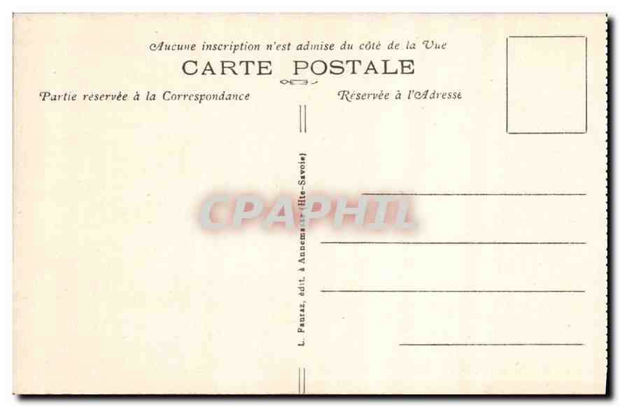 Le Glacier des Bossons au Plateau du Milieu — Chamonix-Mont-Blanc (Haute-Savoie) — G.R. 508 — éditeur L. Pauraz — Back
