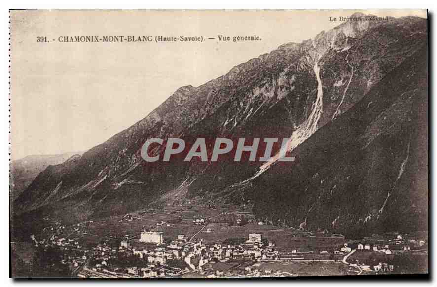 Chamonix-Mont-Blanc (Haute-Savoie) — Vue générale — L. Fauraz, édit. Annecy (Haute-Savoie)