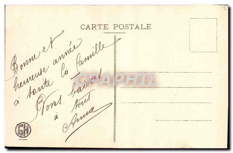 CPA Bonne Annee  — Rückseite