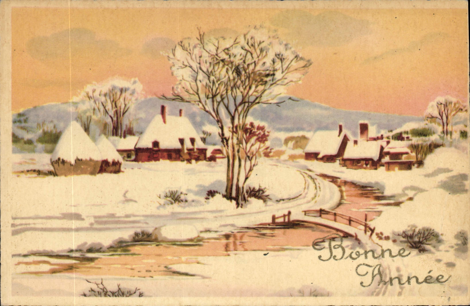 CPA Bonne Annee 