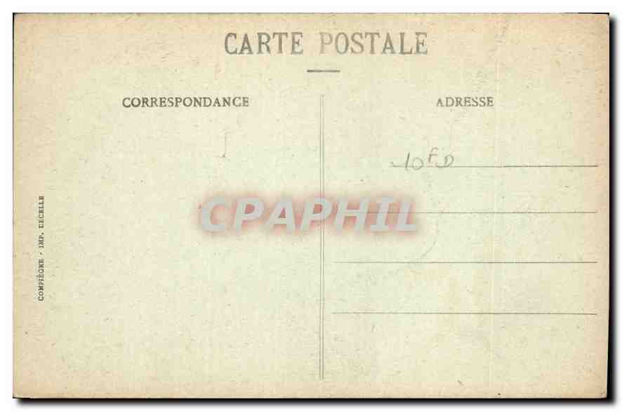 Palais de Compiègne — La Naissance de Vénus — Deceile, Compiègne — Rückseite