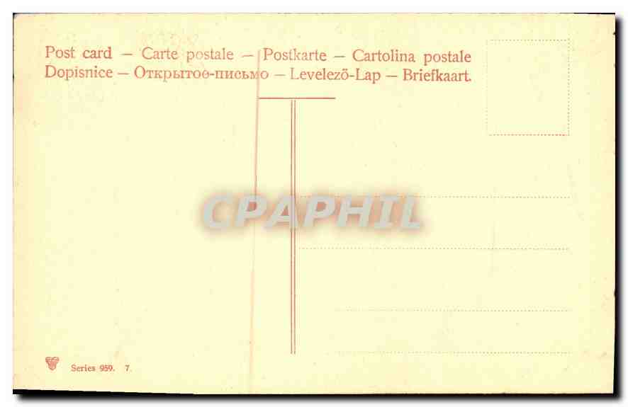 Portrait de Georges de Zelle, médecin — B. Van Orley — Série 959, n°7 — Verso