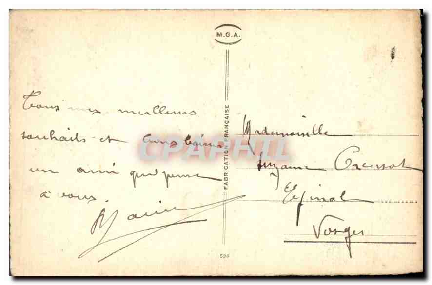 CPA Bonne Annee  — Rückseite