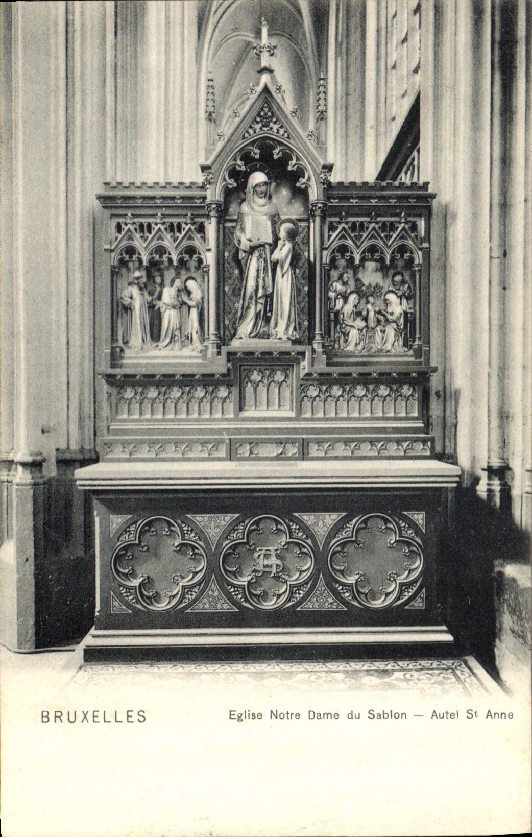 Bruxelles — Autel Sainte Anne — Église Notre-Dame du Sablon