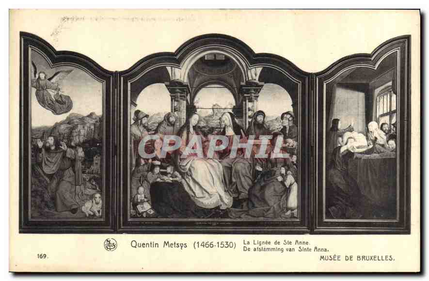 La lignée de Sainte Anne — Quentin Metsys (1466-1530) — Musée de Bruxelles, n° 169