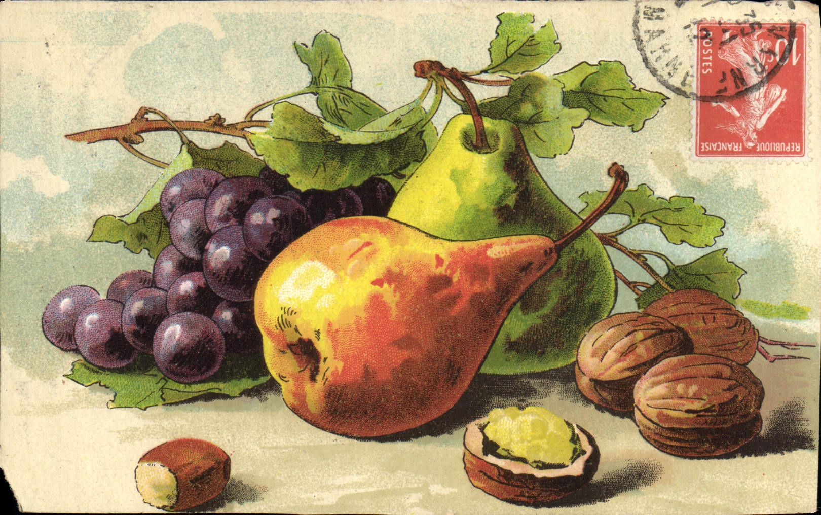 Nature morte aux fruits — éditeur non visible, n° de série non lisible