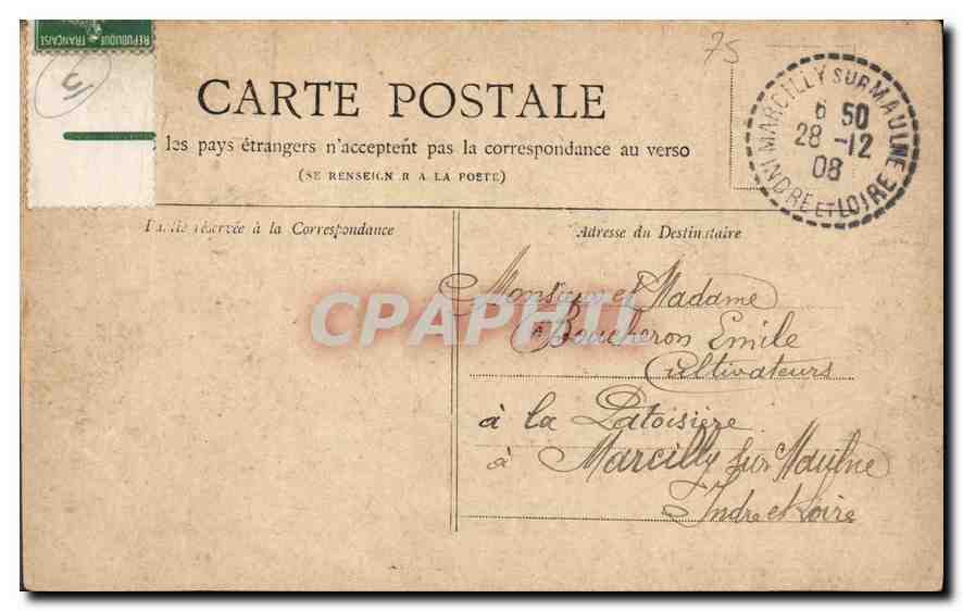 CPA Paris Le Petit Palais  — Rückseite