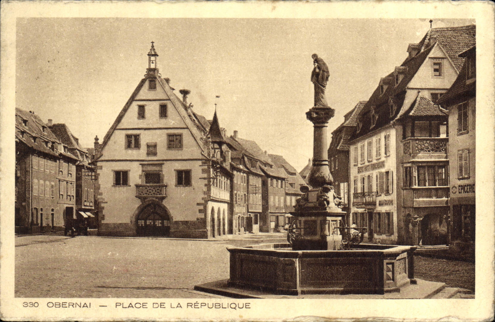 CPA Obernai Place de la Republique 