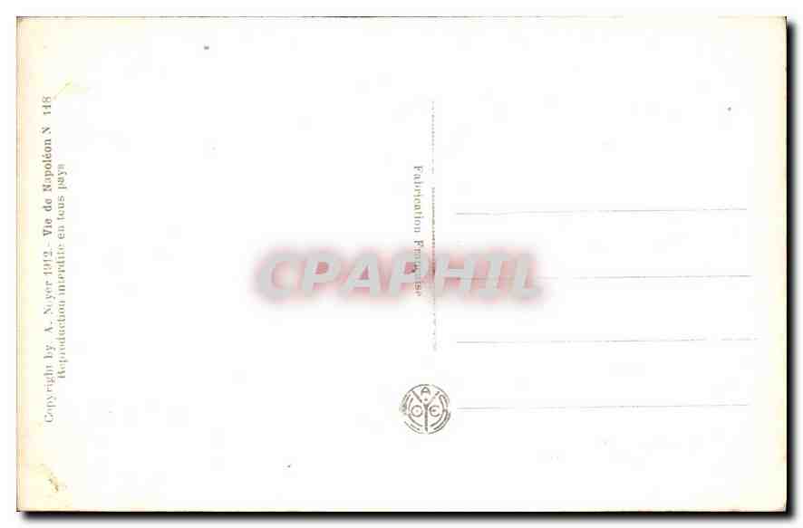 CPA Bataille d'Aboukir 1799  — Verso