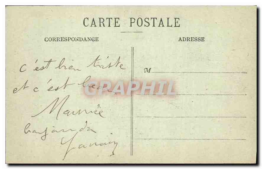 CPA Ossuaire provisoire des Champs de Bataille de Verdun rive gauche rive droite  — Rückseite