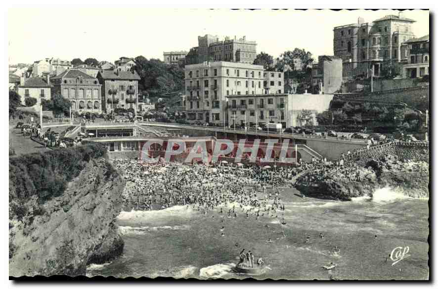 CPA Biarritz La plage et Port Vieux 