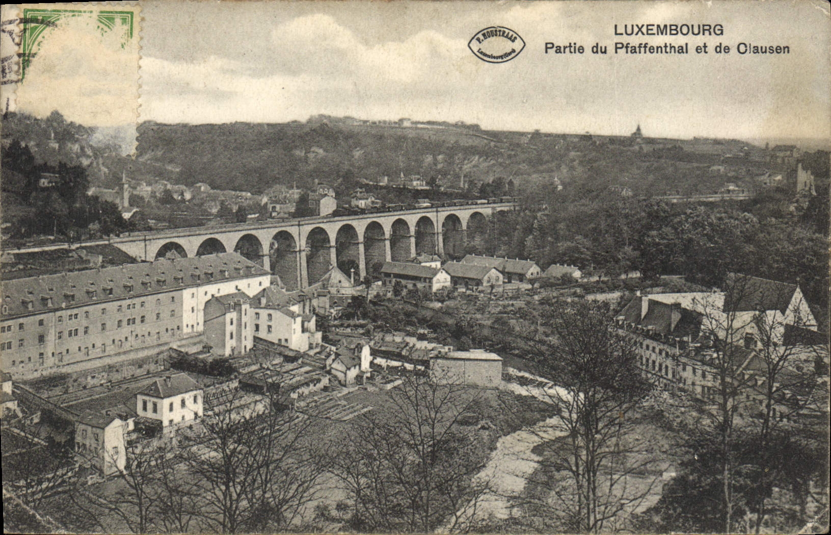 CPA Luxembourg Partie du Pfaffenthal et de Olausen 