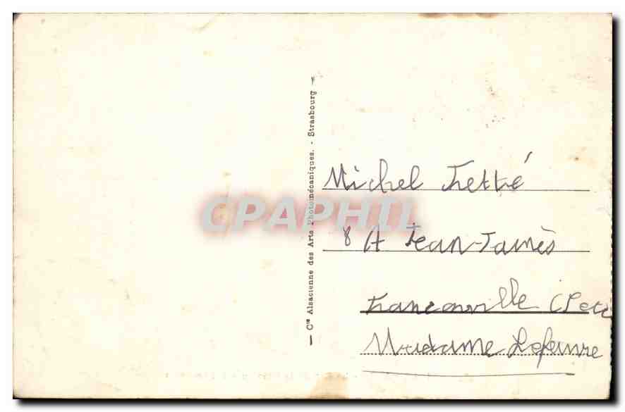 CPA Le Havre Le Cap de la Heve au soleil couchant  — Verso