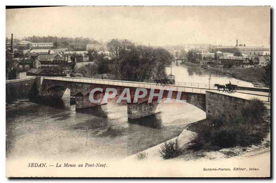 CPA Sedan La Meuse au Pont Neuf 
