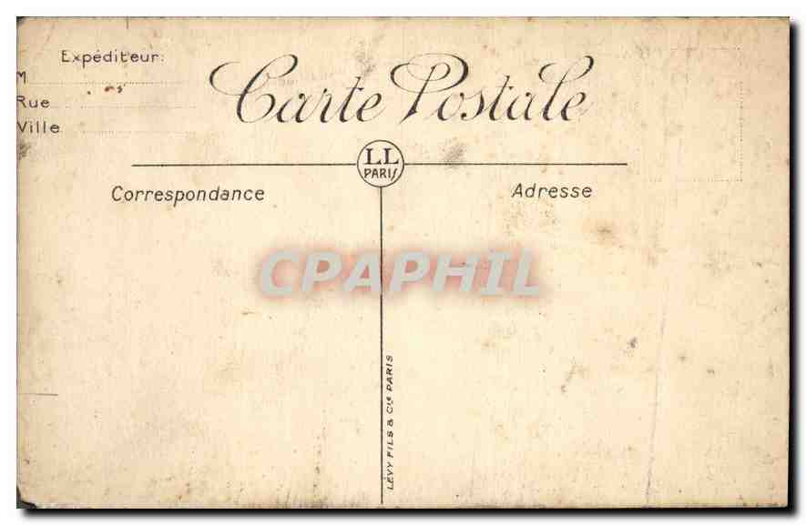 CPA Lyon Le Pont de la Guillotiere  — Verso