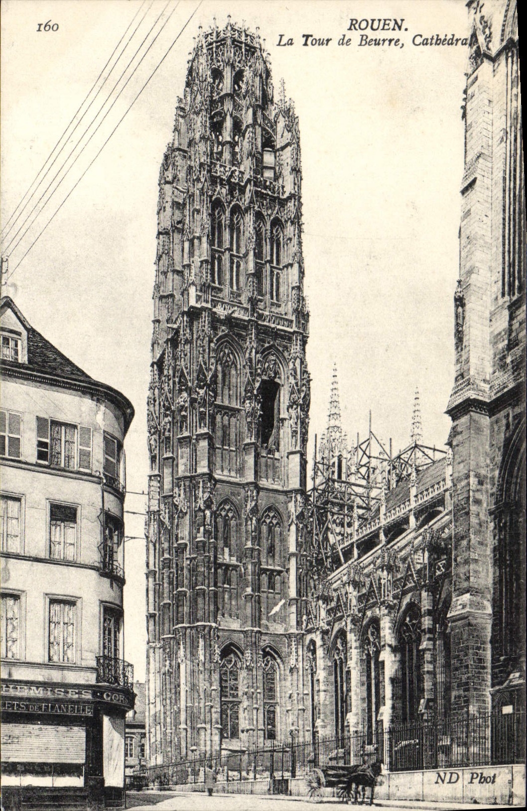 CPA Rouen La Tour de Beurre Cathedrale 