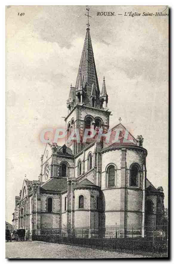 CPA Rouen L'Eglise Saint Hilaire 