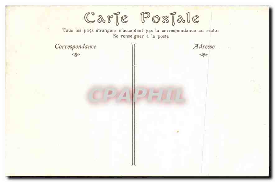 CPA Rouen Tour au fut enfermee Jeanne d'Arc  — Rückseite