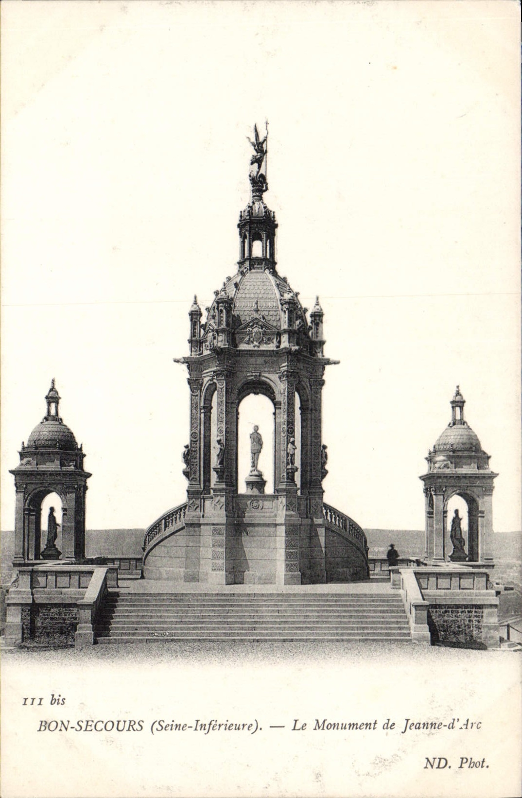 CPA Bon Secours Seine Inferieure Le Monument de Jeanne d'Arc 
