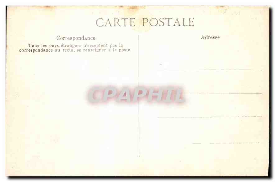 Forêt de FONTAINEBLEAU — Tour Denecourt — Éditeur CPAPHIL, n° 396 — Verso