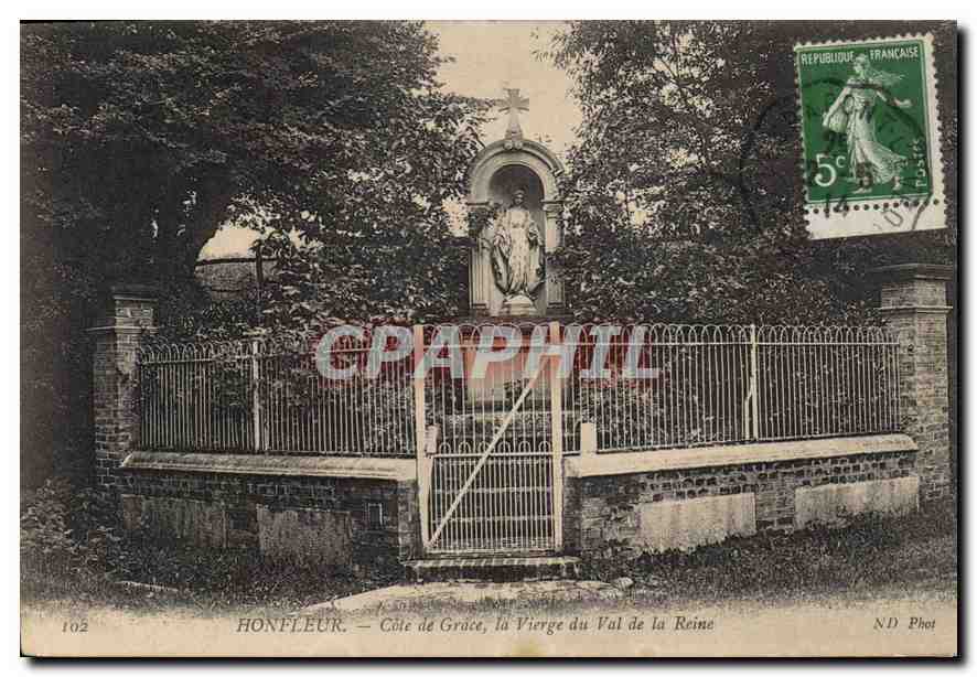 Honfleur — Côte de Grace, la Vierge du Val de la Reine — N.D. Phot, n°102