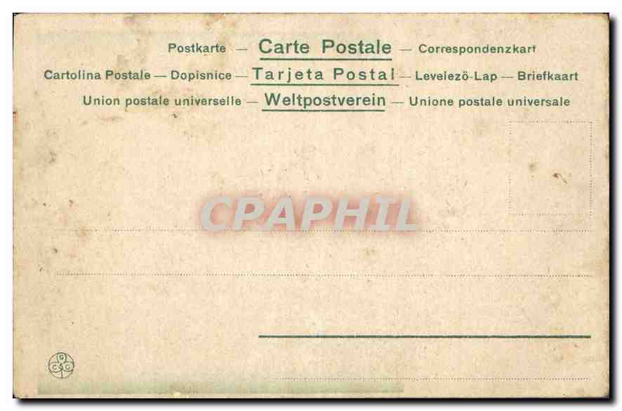 CPA Femme — Rückseite