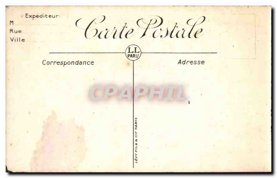 CPA Lyon Pont et Place Morand  — Verso