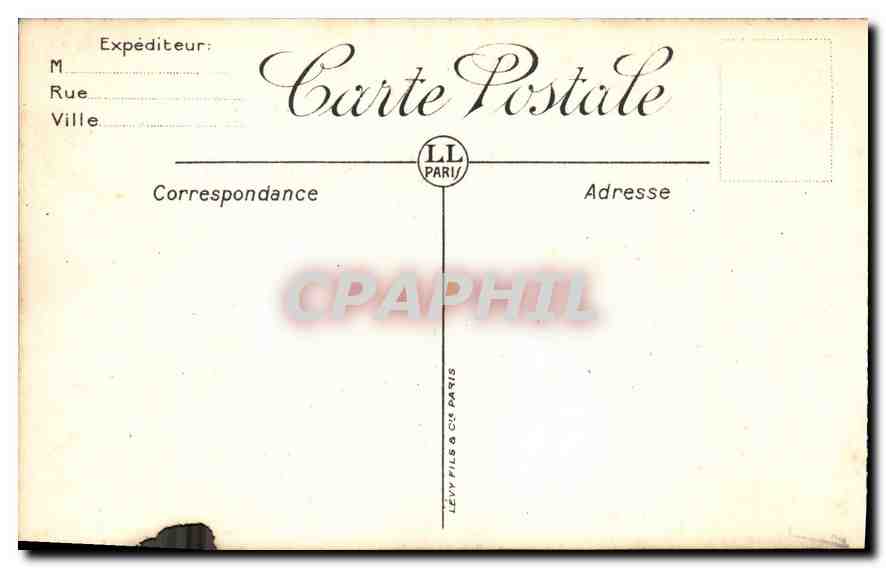 CPA Lyon La Place des Cordeliers et le Palais de la Bourse  — Rückseite