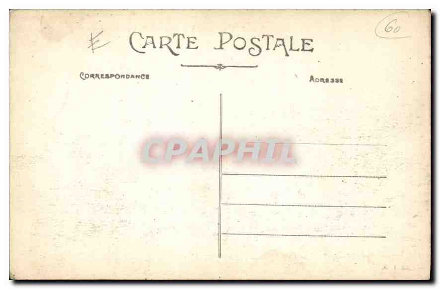 CPA Chantilly Le Chateau facade Sud Ouest  — Rückseite