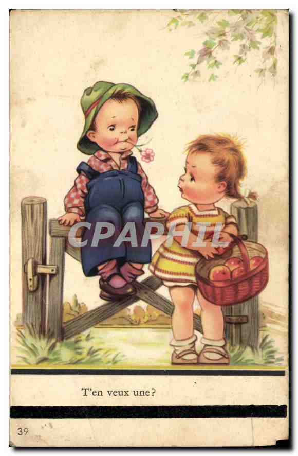 CPA Fantaisie Enfants