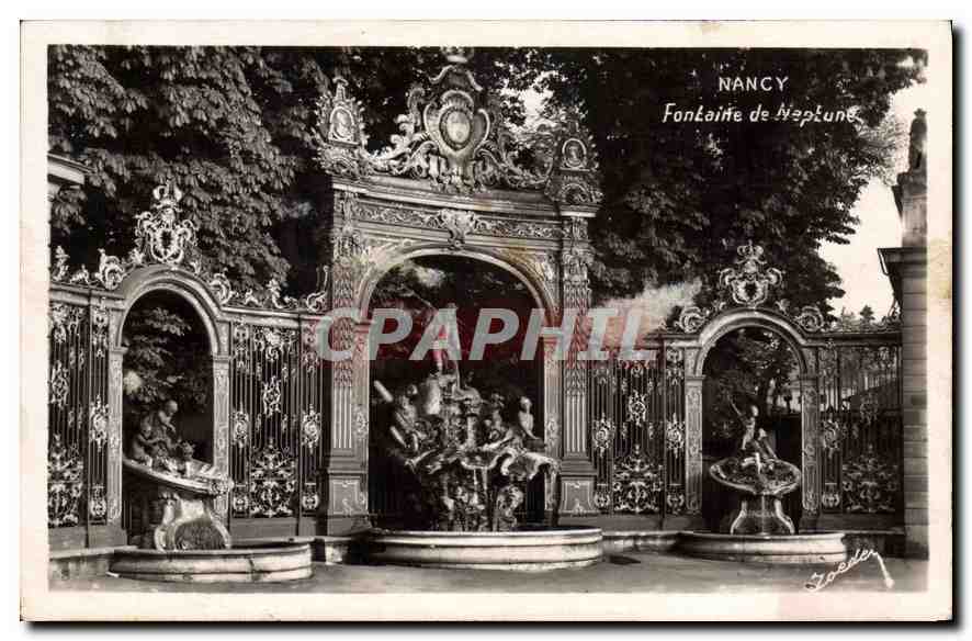 Nancy — Fontaine de Neptune — Zoedey