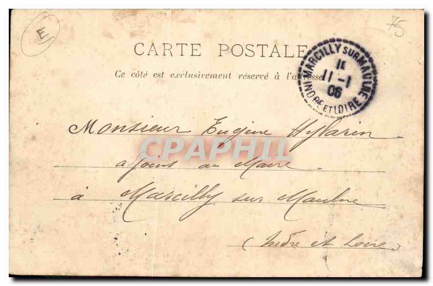 CPA Paris Les Tuileries Ministere des Finances  — Rückseite