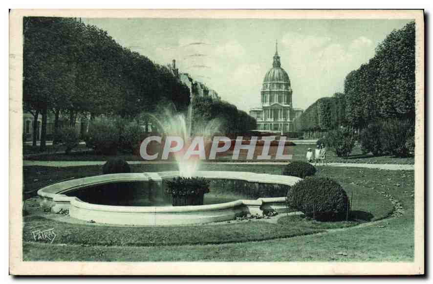 CPA Les Jolis Coins de Paris Avenue de Breteuil Dome des Invalides 