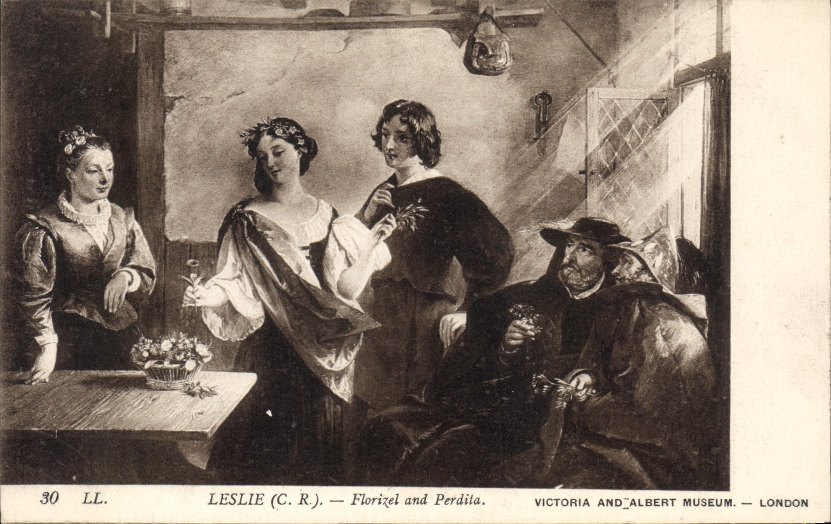 CPA Leslie C R Florizel and Perdita Victoria and Albert Museum London 