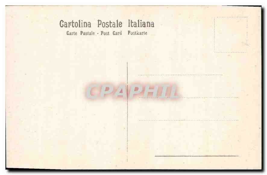 CPA Roma Atleta bronzo Museo Nazionale Anderson  — Rückseite