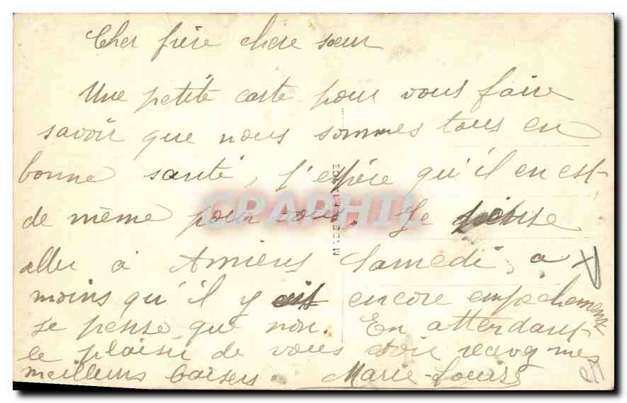 Jeune femme aux roses — portrait — J.B. Paris 2047 — Back