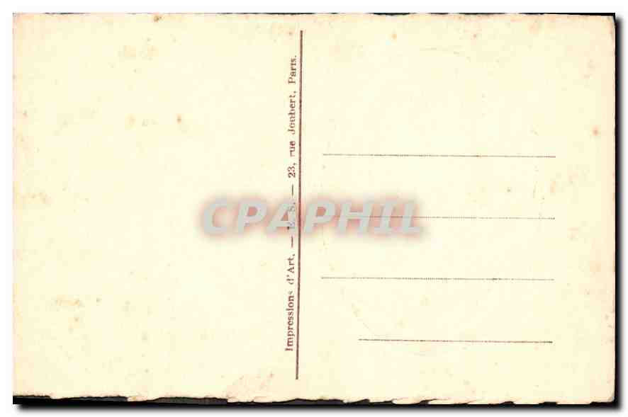 CPA Fantaisie Femme — Verso