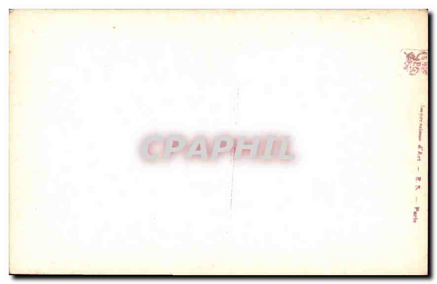 CPA Salon de Paris Dupain E Reueil au Printemps  — Verso