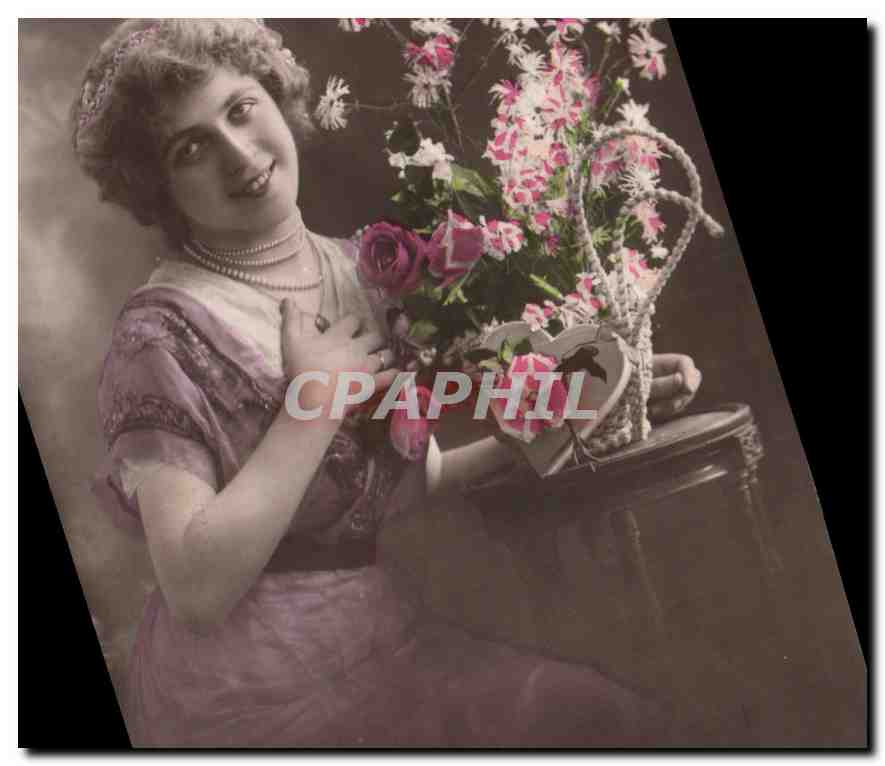 CPA Fantaisie Femme