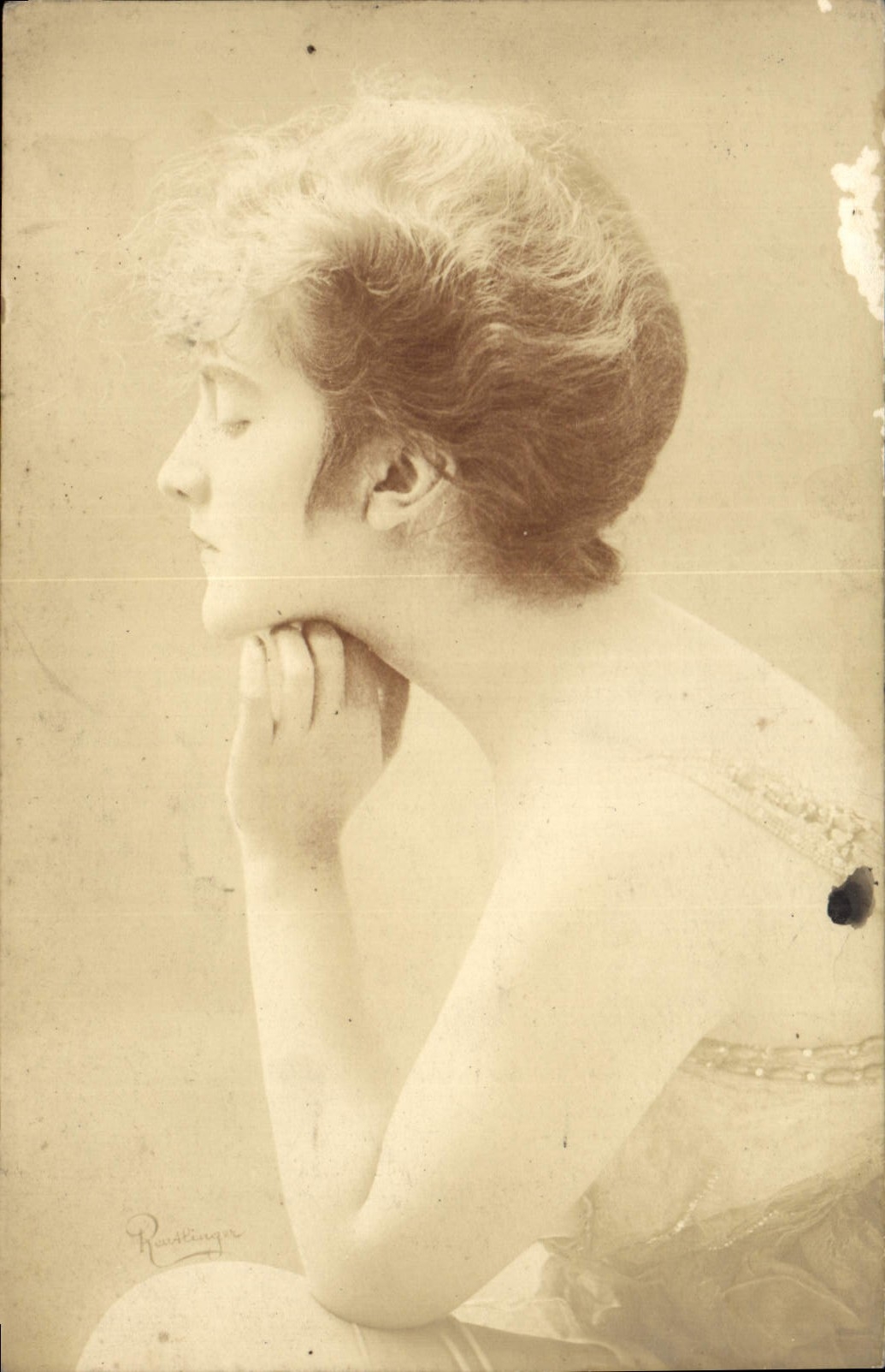 CPA Fantaisie Femme