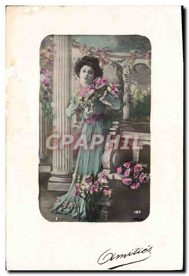 CPA Fantaisie Femme