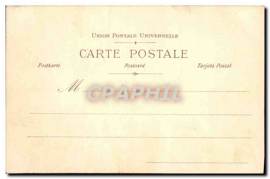 CPA Glaneuses — Rückseite