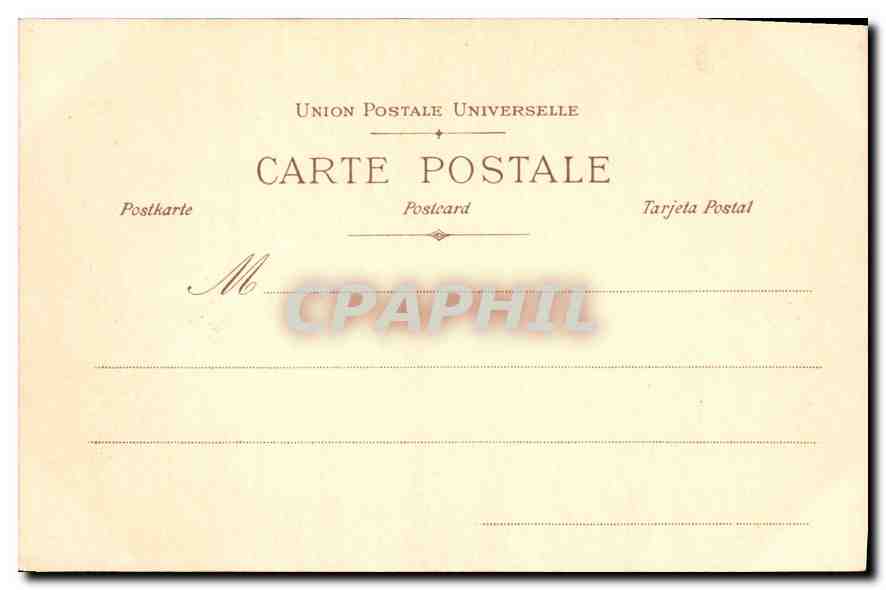 CPA Millet — Rückseite