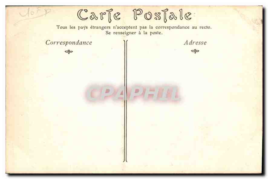 CPA Musee du Luxembourg Harpignies Le Saut du Loup vue prise sur l'Allier  — Verso