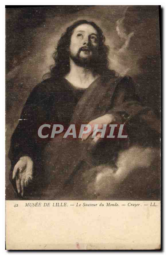 CPA Musee de Lille Le Sauveur du Monde Crayer 