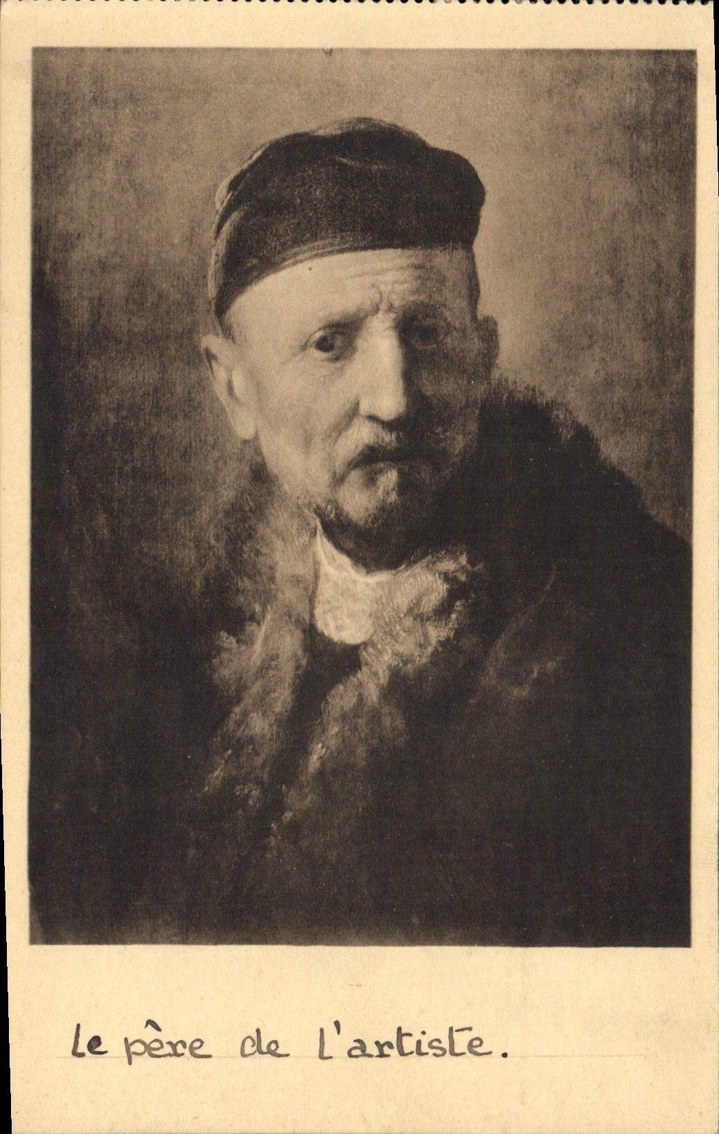 CPA Museum Mauritshuis den HDBFTg Rembrandt Le Pere de L'Artiste 