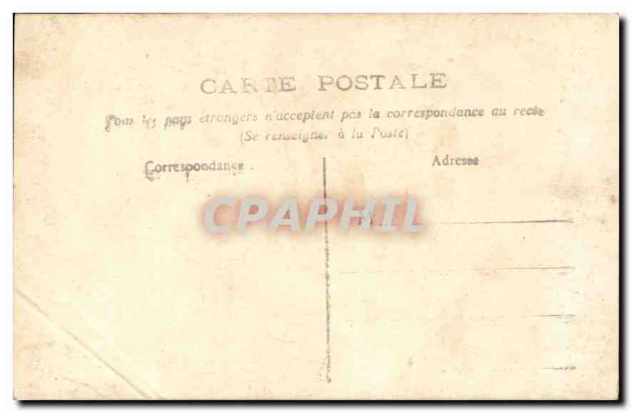 CPA Femme Enfant Ange — Verso